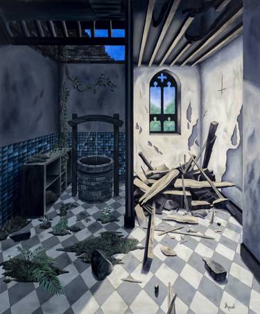 Print of Figurative Architecture Paintings by Manuel Dampeyroux