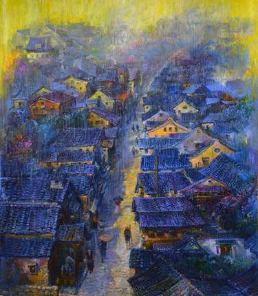 Print of Places Paintings by Alan Sik Kyin CHAN