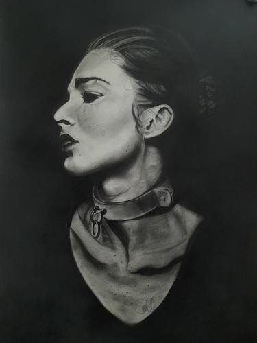 Print of Conceptual Portrait Drawings by Adrian J Darby
