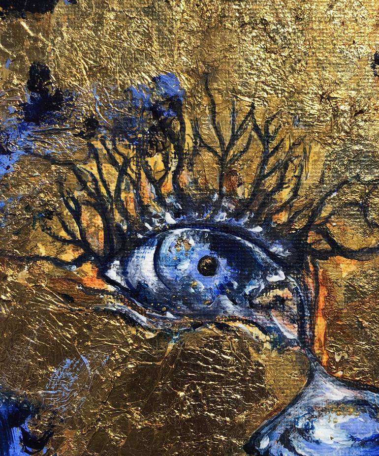 Original Abstract Expressionism Seascape Painting by Almakan Visual Artist