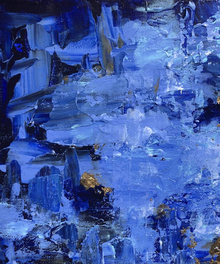 Original Abstract Expressionism Seascape Painting by Almakan Visual Artist