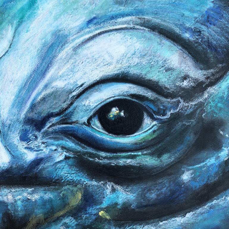 Original Expressionism Animal Painting by Almakan Visual Artist