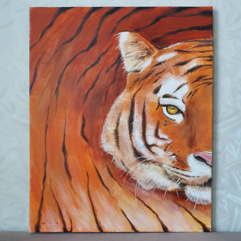 Original Abstract Animal Painting by Mayya Batulina