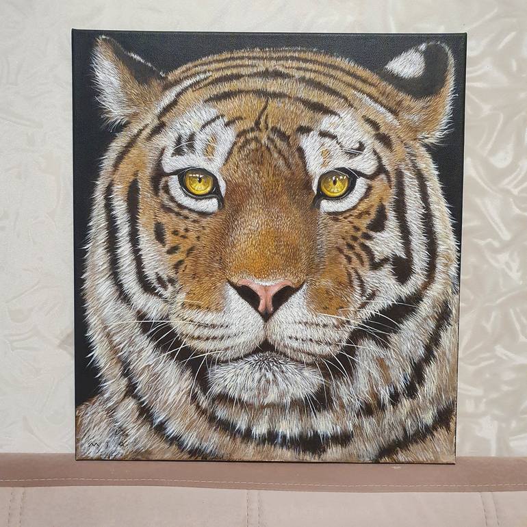 Original Realism Animal Painting by Mayya Batulina