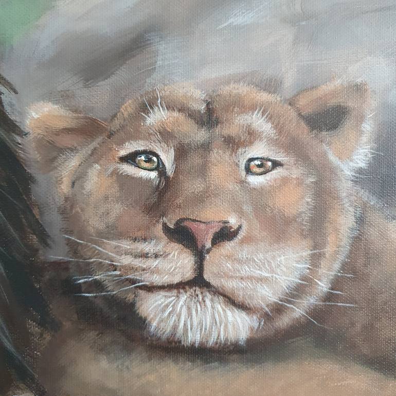 Original Realism Animal Painting by Mayya Batulina