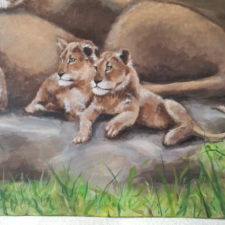 Original Realism Animal Painting by Mayya Batulina