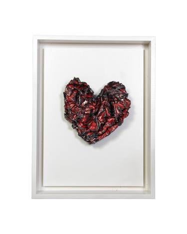 "Sultry Heart" Abstract Wall Art Sculpture, 2023 thumb
