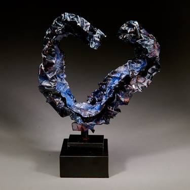 Original Abstract Love Sculpture by Sherry Been
