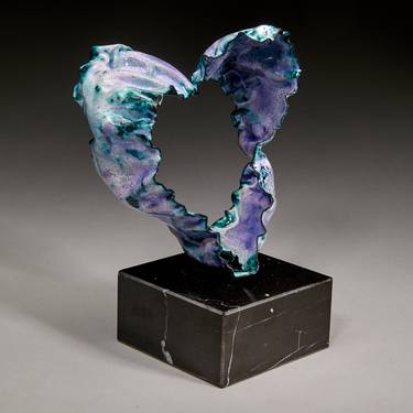 Original Abstract Love Sculpture by Sherry Been