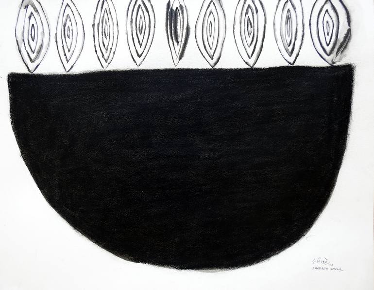 Original Abstract Drawing by Sandesh Khule