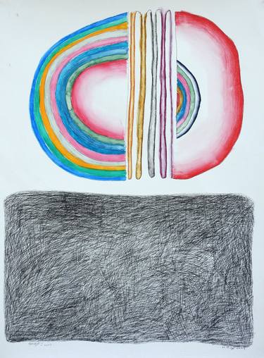 Original Modern Abstract Drawings by Sandesh Khule