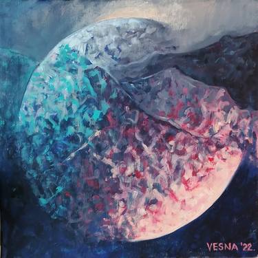 Original Abstract Expressionism Abstract Paintings by Vesna Isakovic