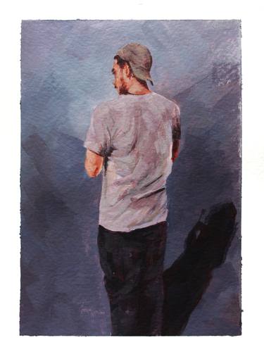 Original Realism People Paintings by Erin Stein