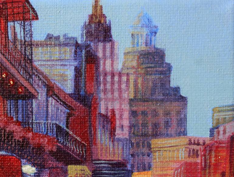 Original Impressionism Cities Painting by Erin Stein