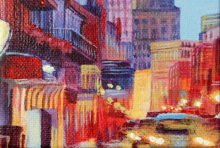 Original Impressionism Cities Painting by Erin Stein