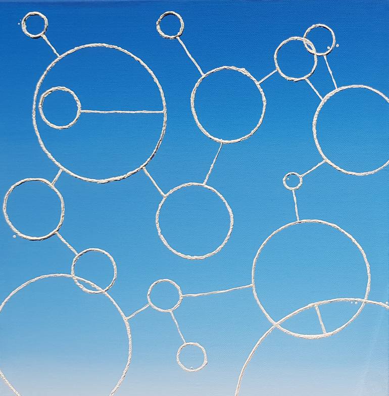 Original Conceptual Abstract Painting by Jb G Garcin