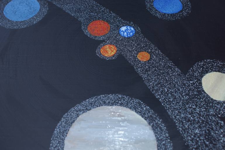Original Conceptual Abstract Painting by Jb G Garcin