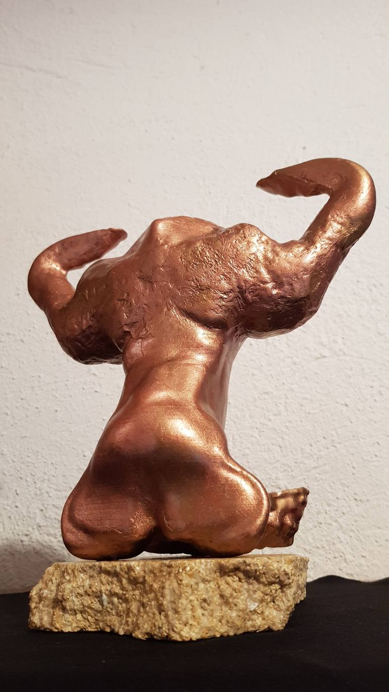 Original Conceptual Abstract Sculpture by Jb G Garcin