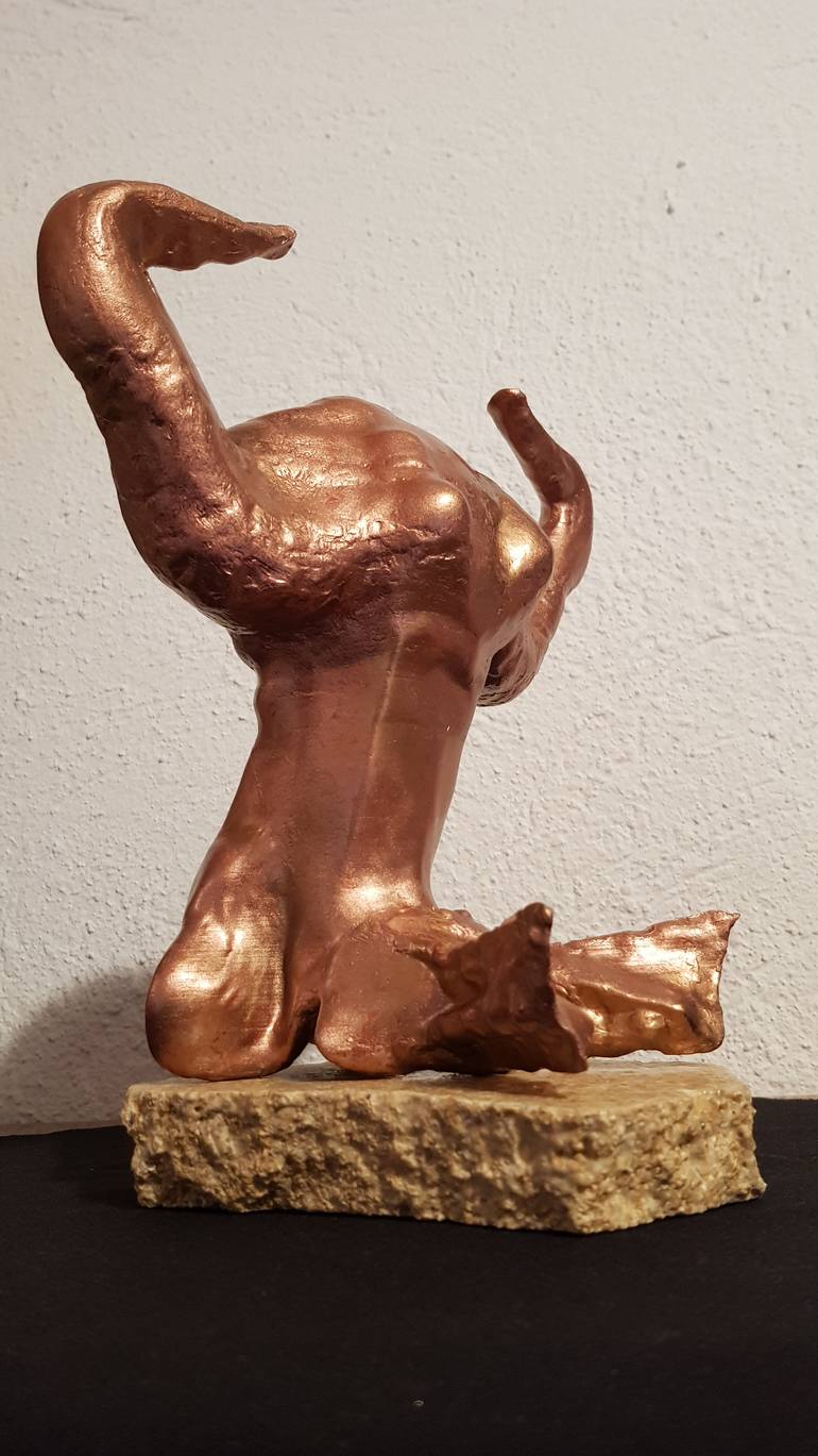 Original Conceptual Abstract Sculpture by Jb G Garcin