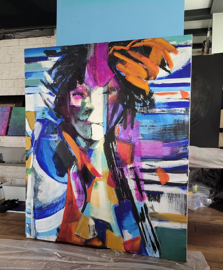 Original Abstract Painting by Catrinel Banu