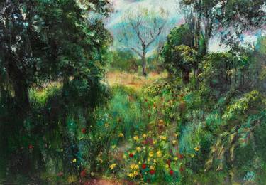 Original Impressionism Landscape Painting by igal shenderey
