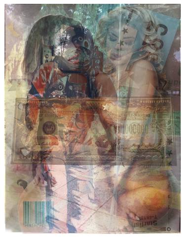 Original Nude Mixed Media by Free Eros