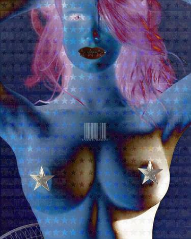 Original Nude Mixed Media by Free Eros