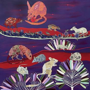 Saatchi Art Artist Nancy Goodman Lawrence; Paintings, “Myth, Muse and Metaphor #8” #art