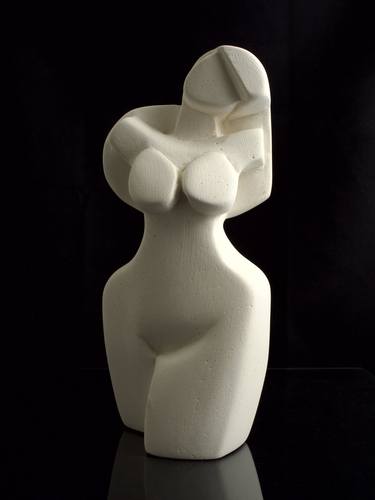 Original Abstract Women Sculpture by Manuel Llaca