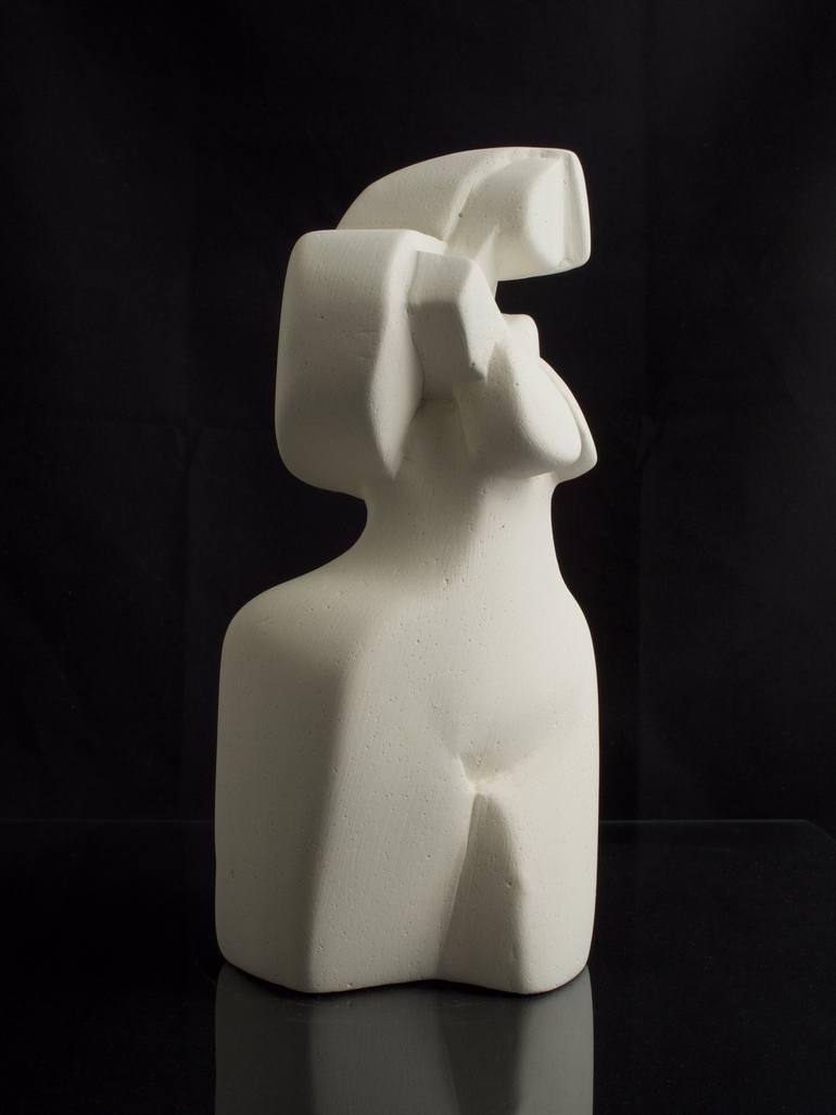 Original Abstract Women Sculpture by Manuel Llaca