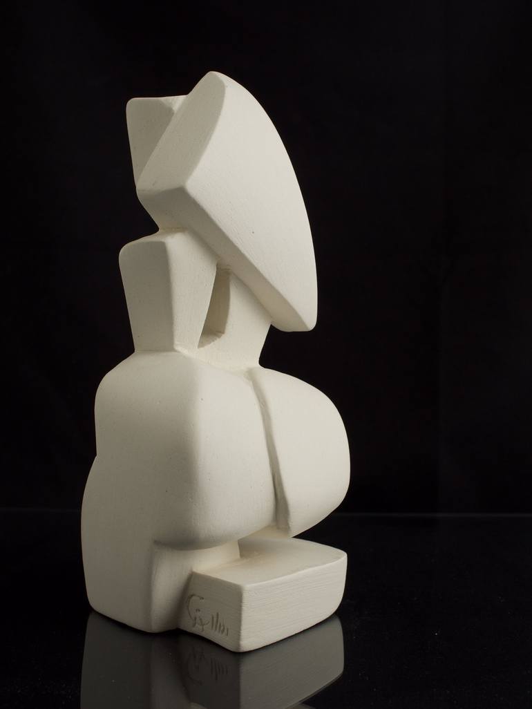 Original Abstract Women Sculpture by Manuel Llaca