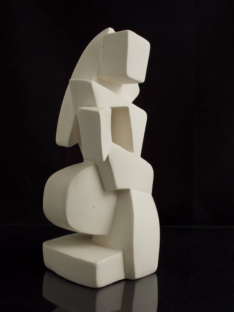 Original Abstract Women Sculpture by Manuel Llaca