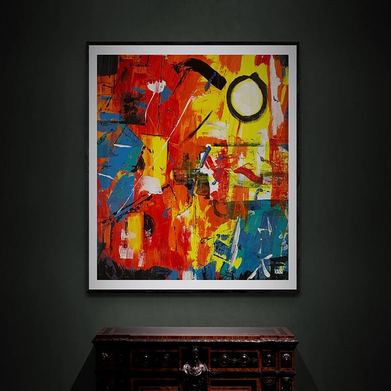 Original Abstract Expressionism Abstract Painting by Kevin Donoghue