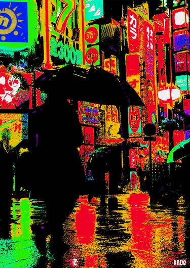 Tokyo Rain - Limited Edition of 1 thumb