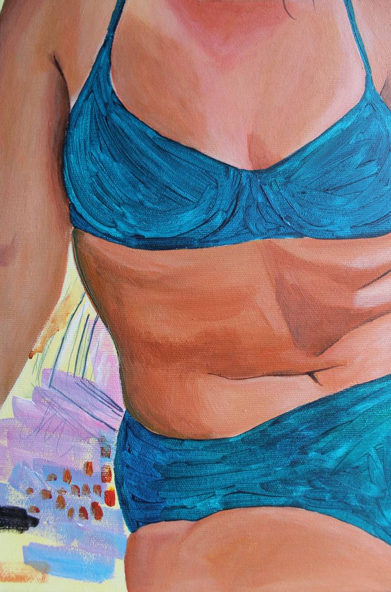 Original Abstract Body Painting by Anastasiia Anferova