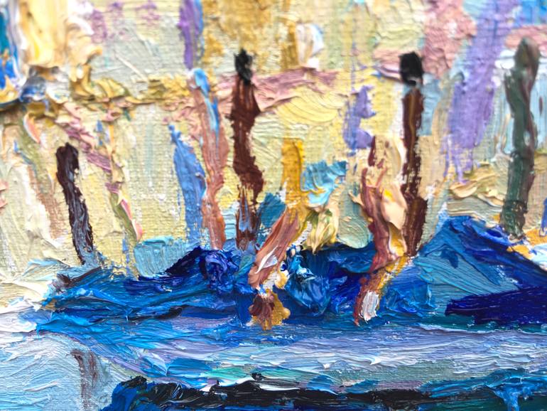Original Abstract Expressionism Other Painting by Maria Delendik