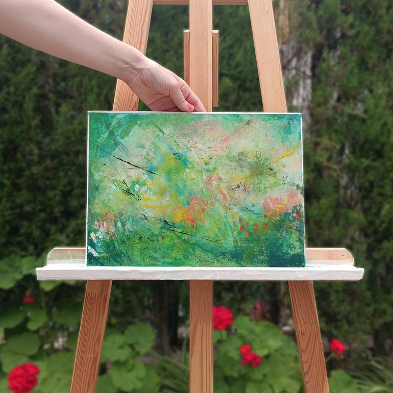 Original Abstract Nature Painting by Marta Gonzalez