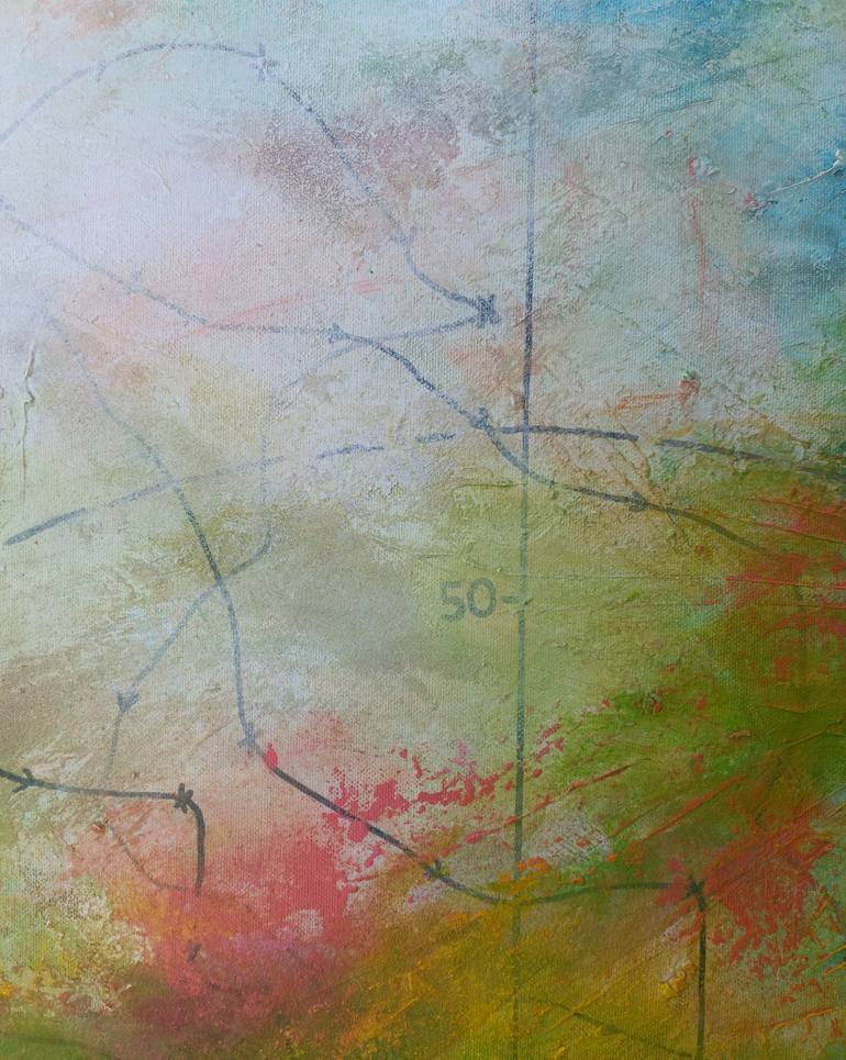 Original Conceptual Abstract Painting by Marta Gonzalez