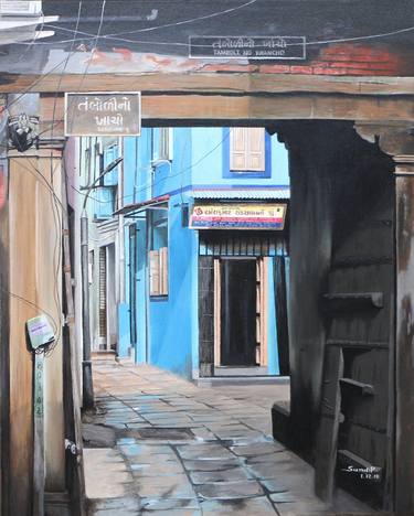 Print of Realism Architecture Paintings by sandip prajapati