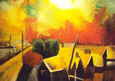 Original Impressionism Landscape Paintings by Narmin Nahidi