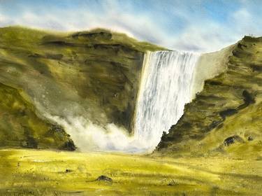 Skogafoss waterfall, Iceland thumb