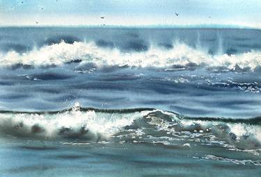 Original Impressionism Seascape Paintings by Tatiana Bykova