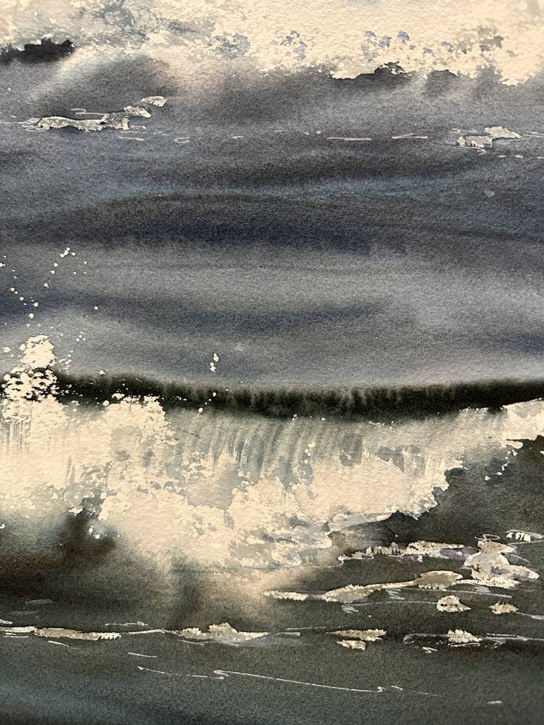 Original Impressionism Seascape Painting by Tatiana Bykova