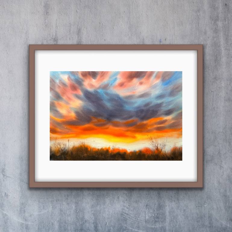 Original Impressionism Landscape Painting by Tatiana Bykova
