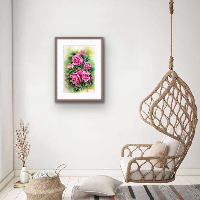 Original Realism Floral Painting by Tatiana Bykova