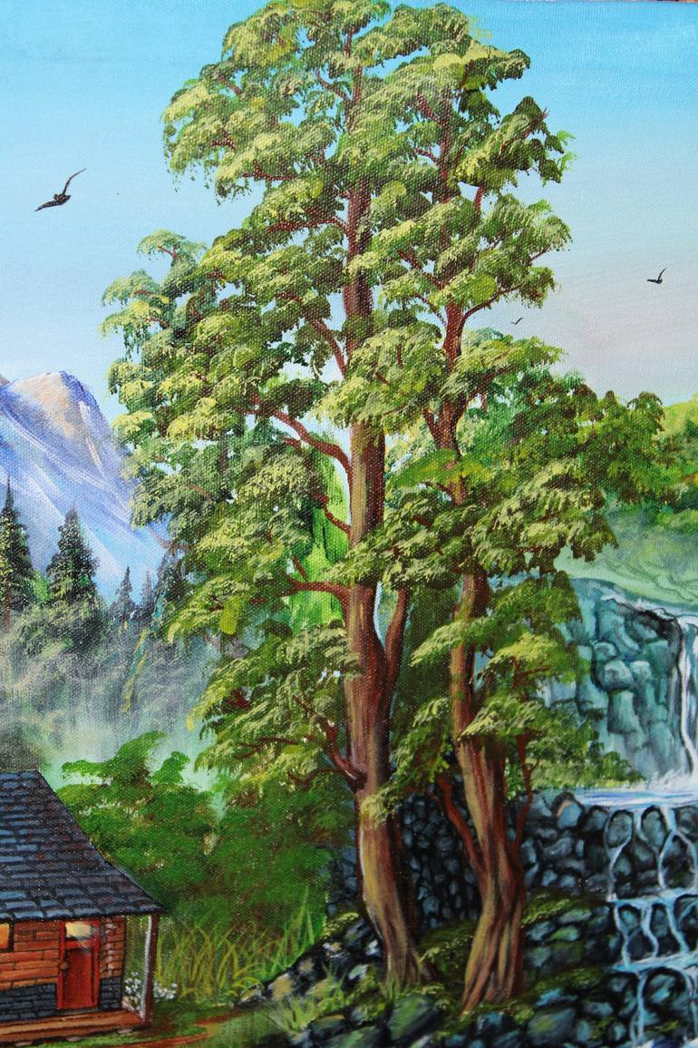 Original Nature Painting by Fatima Art