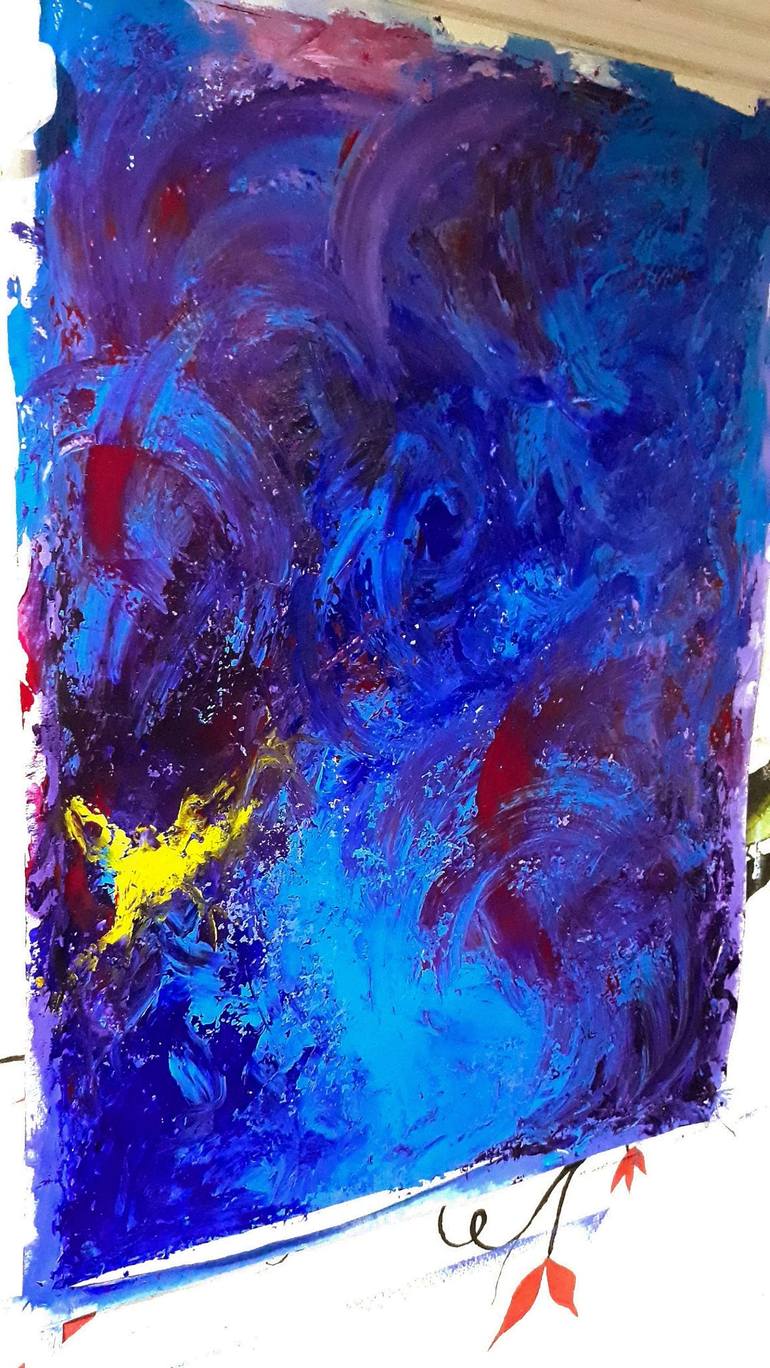 Original Abstract Painting by Fatima Art