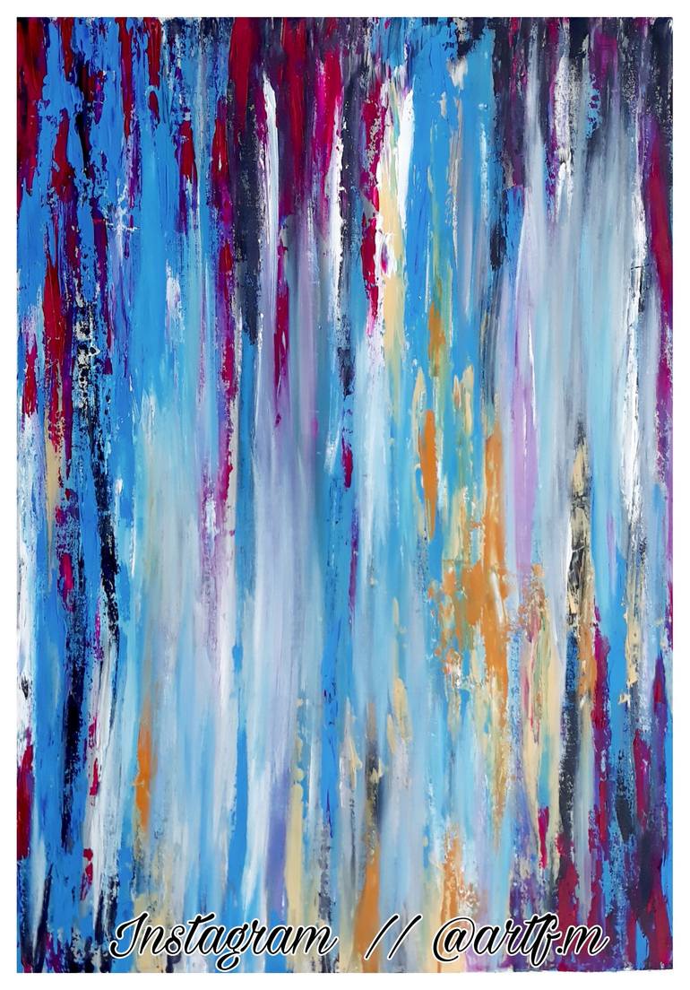 Original Abstract Interiors Painting by Fatima Art