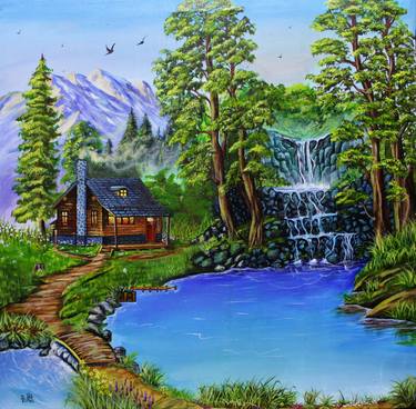 Original Nature Paintings by Fatima Art