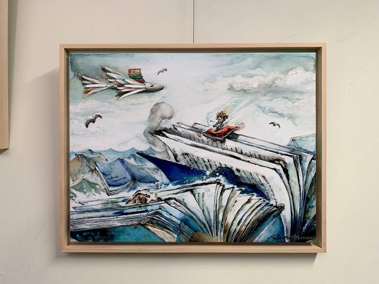 Original Contemporary Boat Painting by Rio Ahn
